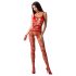 Passion BS058 - open net overall (rood) - S-L