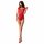 Passion BS064 - Open Mesh Bodysuit (Red) - S-L