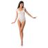 Passion BS064 - Open Net Bodysuit (White) - S-L