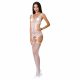 Passion BS066 - Mesh Set with Straps (White) - S-L