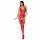 Passion BS069 - Decorated Open Mesh Bodysuit (Red) - S-L