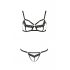 Passion Devil Solon - Lace Decorative Body Harness and Bra Set (Black)