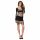 Passion BS105 - Mesh Mini Dress with Holes (Black) - S-L