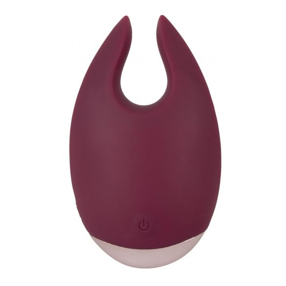 Feel the Magic Shiver - oplaadbare clitoris stimulator (bordeaux) - eco verpakking