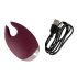 Magic Shiver - Rechargeable Clitoral Stimulator (Burgundy) - Eco Packaging