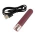 Magic Shiver Rechargeable Wand Vibrator (Burgundy) - Eco Packaging