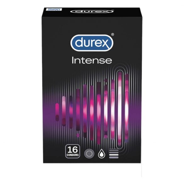 Durex Intense - préservatifs nervurés et à points (16 pcs)