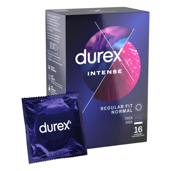 Durex Intense - Ribbed and Dotted Condoms (16 pcs)