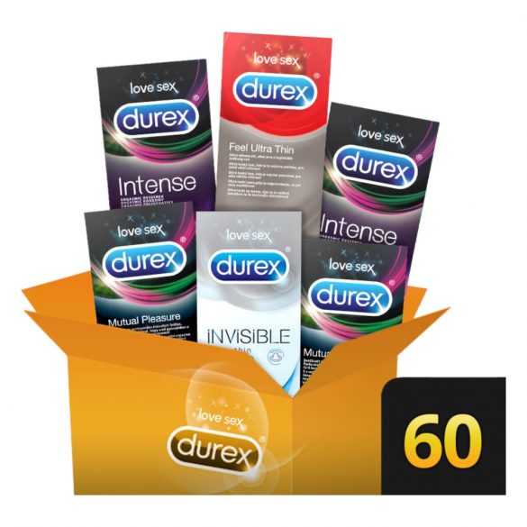 Durex Premium - пакет презервативи за допълнително удоволствие (6 x 10 бр.)