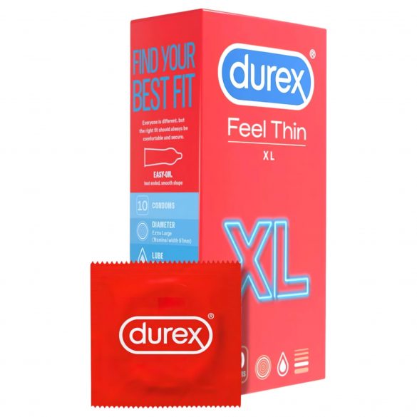 Durex Feel Thin XL Condoms (10pcs)