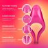 Durex Tease & Ride - Meerdere erogene zones stimulator (roze)