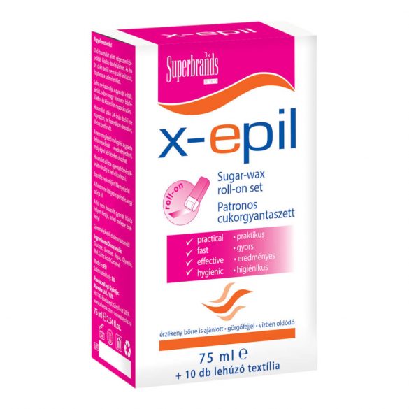 X-Epil - padrunisisuga suhkru depilatsioonikomplekt