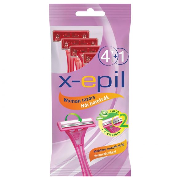 X-Epil - Disposable Women's Razor 2-Blade (5pcs)