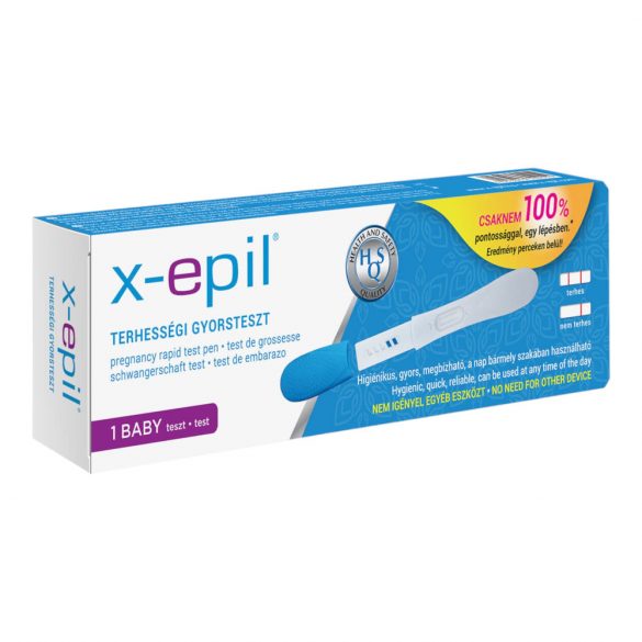 X-Epil - test rapid de sarcină exclusiv (1 buc)