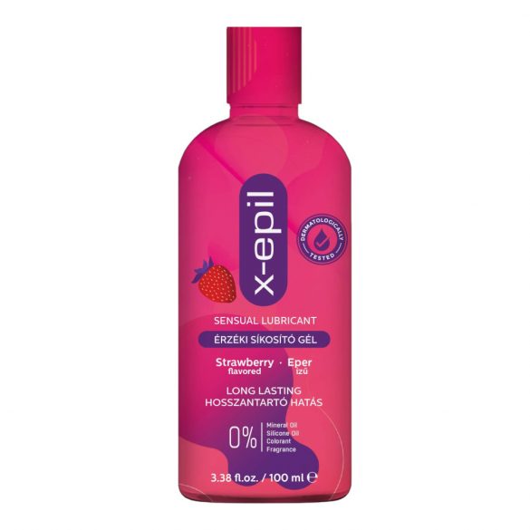 X-Epil - Gel lubrifiant sensuel à la fraise (100ml)