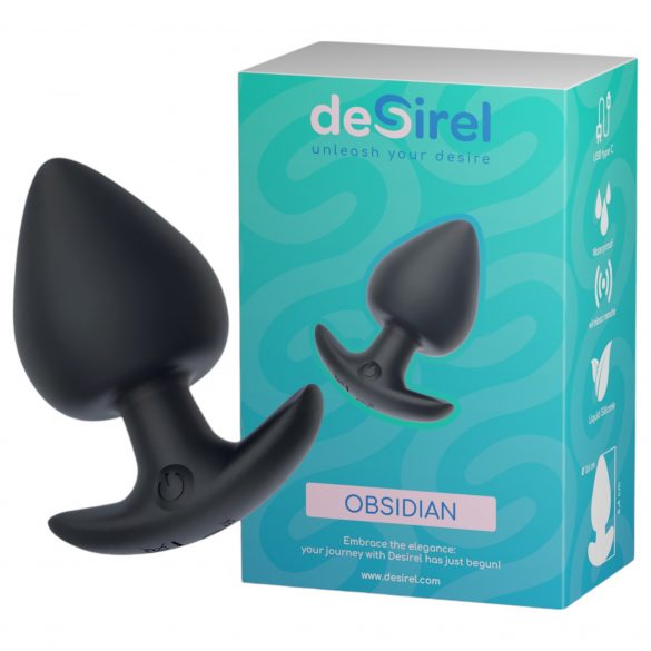 Desirel Obsidian - smart anal vibrator (svart)