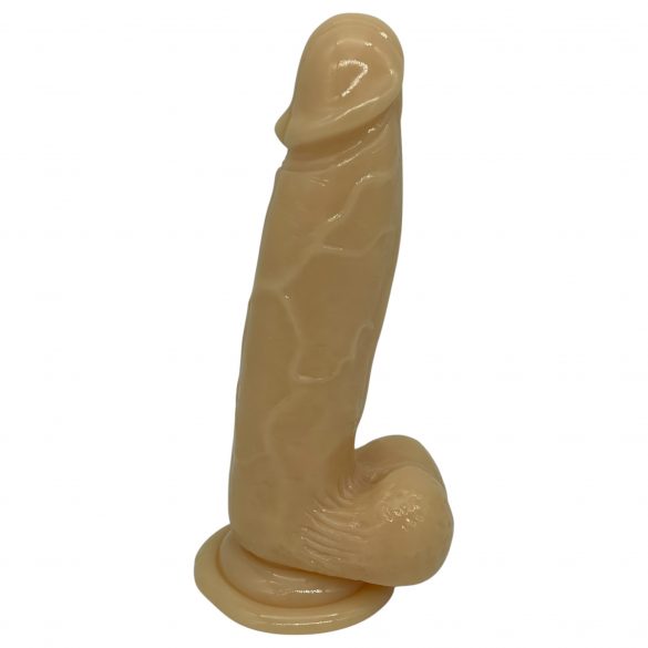 Desirel Titan - realistični dildo s testisi (naravna barva)