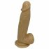 Desirel Titan - realistic dildo with testicles (natural)