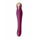 ZALO King - Rechargeable, Waterproof, Thrusting Vibrator (Purple)