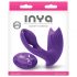 Inya Bump-N-Grind - 2-in-1 verwarmde clitoris vibrator met radio (paars)