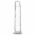 Addiction Crystal - Clear Dildo with Base - 18cm