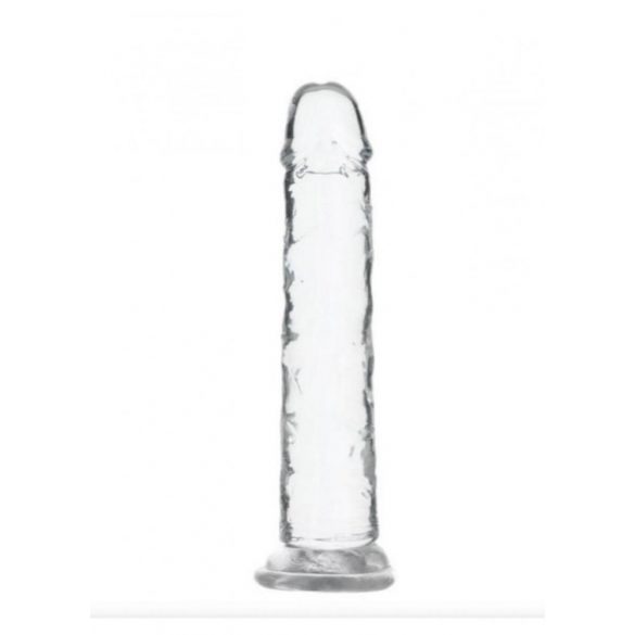 Addiction Crystal - Dildo z nóżkami (półprzezroczyste) - 18 cm