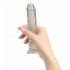 Addiction Crystal - Dildo avec Base (Transparent) - 18cm