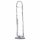 Addiction Crystal - Standfuß Dildo (transparent) - 20cm