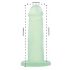 Addiction Cocktails - Suction Cup, Silicone Dildo (Green)