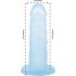 Addiction Silicone Dildo with Base (Blue)