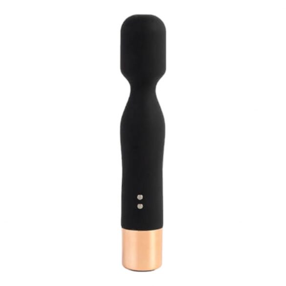 Einsamer Charmender Vibe Zauberstab - akkubetriebener Massagervibrator (schwarz)