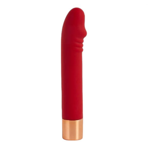 Charming Vibe - Rechargeable G-Spot Vibrator (Red)