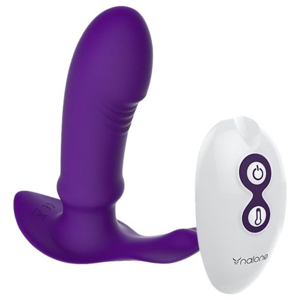 Nalone Marley - Rechargeable, Warming, Radio-Controlled Prostate Vibrator (Purple)