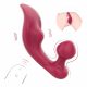 Sex HD Chomper - oplaadbare, waterdichte clitoris- en anaalvibrator (rood)