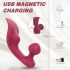 Sex HD Chomper - vibromasseur rechargeable et étanche pour clitoris et anus (rouge)