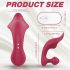 Sex HD Chomper - vibratore clitorideo e anale impermeabile a batteria (rosso)