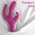 Sex HD Joker - wiederaufladbarer, wasserdichter Dreifach-Vibrator (rot)