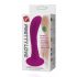 Pretty Love Anal Plug - zahnuté análne dildo s prísavkou (ružové)