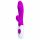 Pretty Love Snappy - Vibratore impermeabile per punto G con stimolatore clitorideo (viola)