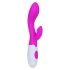 Pretty Love Brighty - atsparus vandeniui G-taško vibratorius su klitorio stimuliatoriumi (violetinis)
