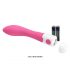 Pretty Love Bishop - vibrator rezistent la apă pentru punctul G (roz-alb)