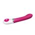 Pretty Love Daniel - vibrator impermeabil pentru punctul G (roz-alb)