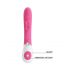 Vibratore Impermeabile per Punta G e Clitoride Pretty Love Gene (Rosa-Bianco)