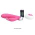 Vibratore Impermeabile per Punta G e Clitoride Pretty Love Gene (Rosa-Bianco)