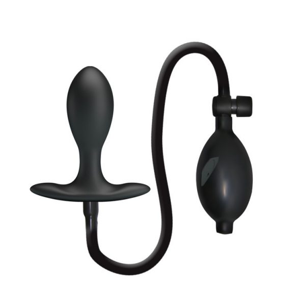 Pretty Love - Inflatable Anal Expander with Inner Ball (Black)