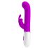 Centaurino Pretty Love - Vibratore per punto G impermeabile con stimolatore clitorideo (viola)