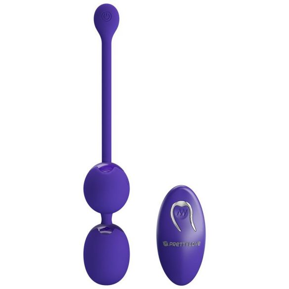 Pretty Love Willie Youth - Radio-Controlled Kegel Balls (Purple)