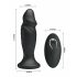 Monsieur Play - vibromasseur anal rechargeable et radio (noir)