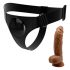 Pretty Love Harness - Universalboden mit Dildo - 17 cm (schwarz)