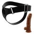 Pretty Love Harness - Universalboden mit Dildo - 17 cm (schwarz)